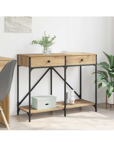 Tavolo consolle Rovere artigianale 100 x 39 x 78,5 cm