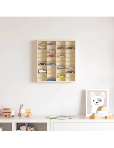Vetrina a muro Beige 40 x 4,5 x 43 cm Legno multistrato