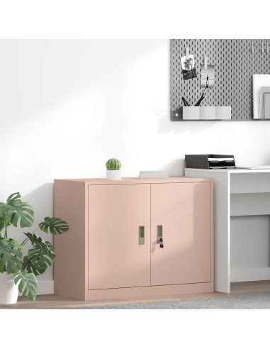 Armadio Rosa 90 x 40 x 70 cm Acciaio