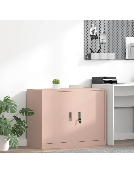 Armadio Rosa 90 x 40 x 70 cm Acciaio