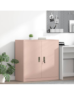 Armadio Rosa 90 x 40 x 90 cm Acciaio