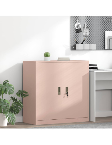 Armadio Rosa 90 x 40 x 90 cm Acciaio