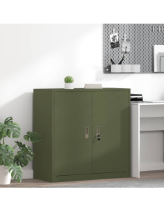 Armadio Verde oliva 90 x 40 x 90 cm Acciaio