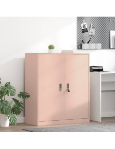 Armadio Rosa 90 x 40 x 105 cm Acciaio