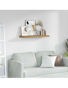 Scaffale da parete Marrone 90 x 23,5 x 4 cm Legno multistrato