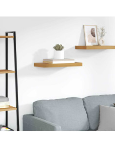 Scaffale da parete Marrone 50 x 23 x 4 cm Legno multistrato