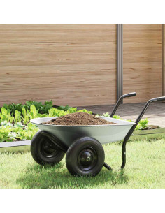 Sostituzione Vassoio Carriola Argento 90 x 63 x 28 cm Acciaio