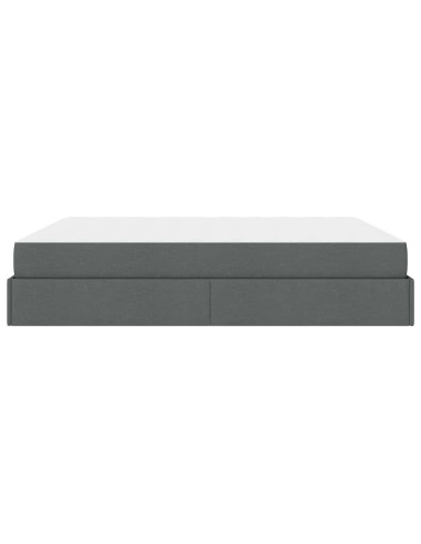 Struttura letto con materasso 2 pcs Grigio Sfumato Tessuto