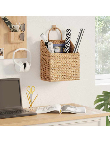 Cesta appesa Naturale 30 x 17,5 x 49,5 cm Giacinto d'acqua