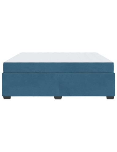 Struttura del letto Blu Scuro 180 x 200 cm Tessuto