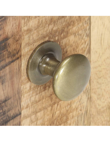 Comodino 40x30x50 cm in Legno di Mango Grezzo