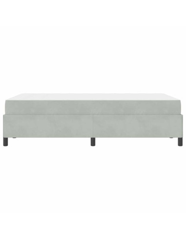 Struttura del letto Grigio chiaro 120 x 200 cm Tessuto