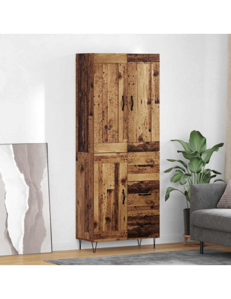 Credenza Legno vecchio 69,5 x 34 x 180 cm Legno multistrato