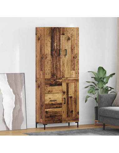 Credenza Legno vecchio 69,5 x 34 x 180 cm Legno multistrato
