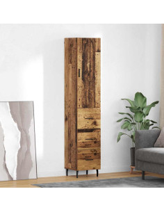 Credenza Legno vecchio 34,5 x 34 x 180 cm Legno multistrato