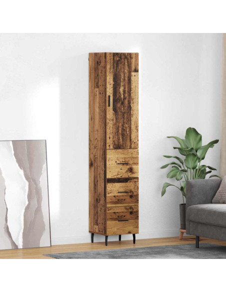 Credenza Legno vecchio 34,5 x 34 x 180 cm Legno multistrato