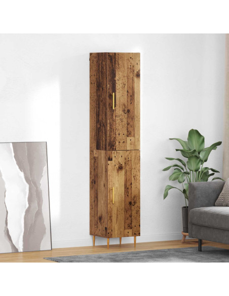 Credenza 2 pcs Legno vecchio Legno multistrato