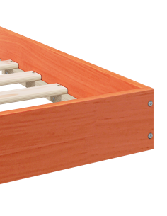 Struttura del letto Marrone cerato 180 x 220 cm Pino massello