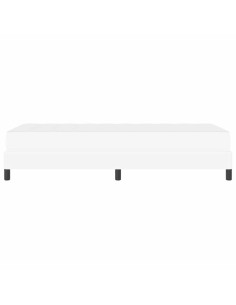 Struttura del letto Bianco Puro 90 x 200 cm Tessuto