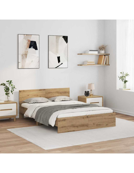 Struttura del letto Rovere artigianale 120 x 200 cm