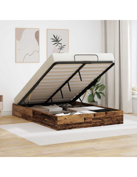 Letto ottomano Legno vecchio 193 x 120 x 25 cm Truciolare