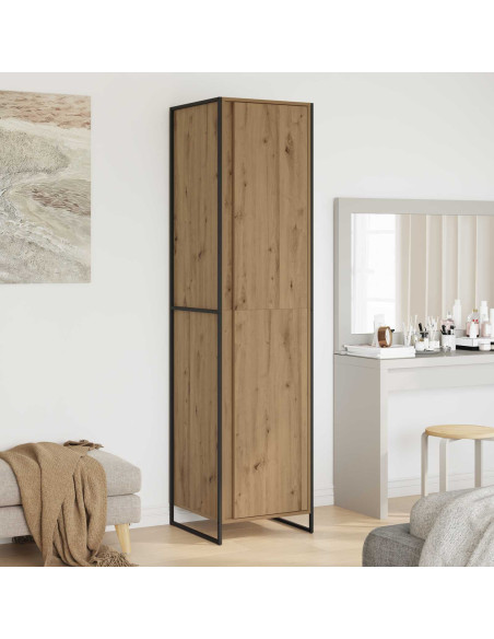 Armadio con porta 2 pcs Rovere Artigianale 50 x 50 x 200 cm