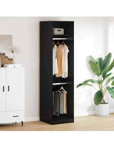 Guardaroba Rovere Nero 50 x 50 x 200 cm Legno multistrato