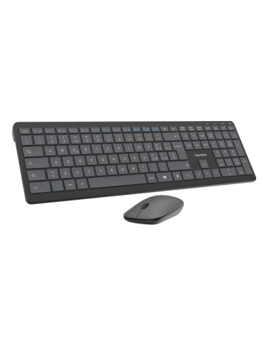Vultech KM-851W tastiera Mouse incluso Ufficio Wireless a RF + USB QWERTY Italiano Nero