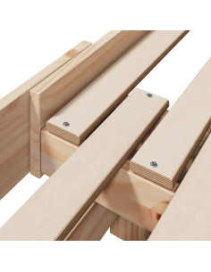 Struttura del letto Marrone 80 x 200 cm Legno multistrato