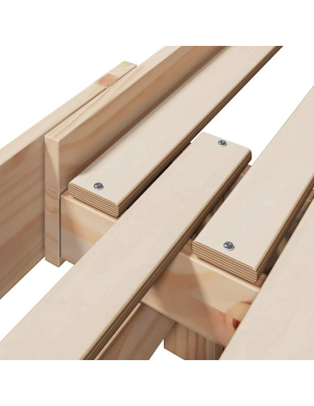 Struttura del letto Marrone 80 x 200 cm Legno multistrato