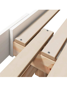 Struttura del letto Bianco 80 x 200 cm Legno multistrato