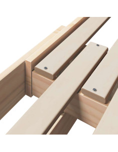 Struttura del letto Marrone 80 x 200 cm Legno multistrato