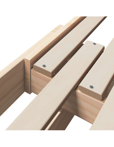 Struttura del letto Marrone 80 x 200 cm Legno multistrato