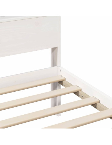 Struttura del letto Bianco 80 x 200 cm Legno multistrato