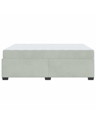 Struttura del letto Grigio chiaro 140 x 200 cm Tessuto