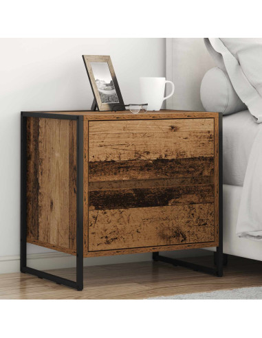 Comodino Legno vecchio 50 x 39.5 x 50 cm Legno multistrato