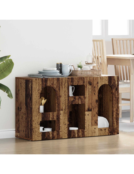Credenza Legno vecchio 100 x 35 x 59 cm Legno multistrato