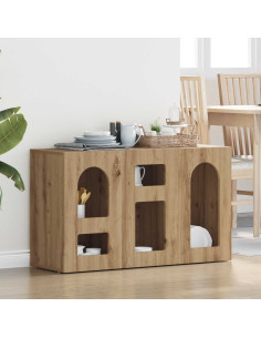 Credenza Rovere artigianale 100 x 35 x 59 cm Legno multistrato