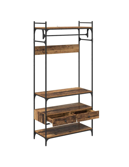 Guardaroba Legno vecchio 89 x 39 x 184.5 cm Legno multistrato