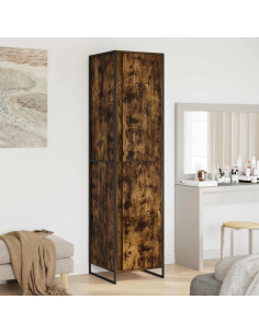 Armadio 2 pcs Quercia Fumosa 50 x 50 x 200 cm Legno multistrato