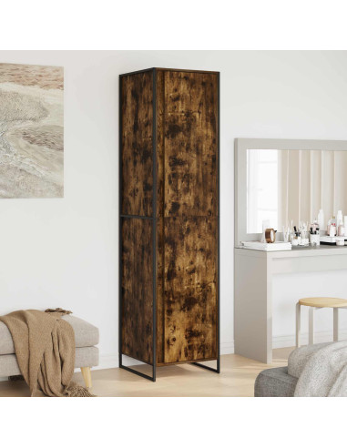 Armadio 2 pcs Quercia Fumosa 50 x 50 x 200 cm Legno multistrato
