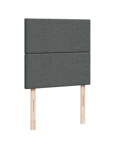 Struttura Letto Pouf con Materasso 90x190 cm in Tessuto