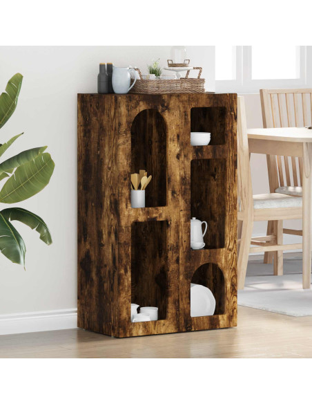 Credenza Rovere fumé 59 x 35 x 100,5 cm Legno multistrato