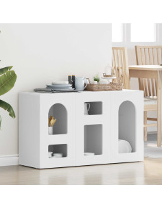 Credenza Bianco 100 x 35 x 59 cm Legno multistrato