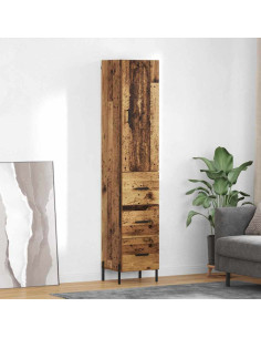 Credenza Legno vecchio 34,5 x 34 x 180 cm Legno multistrato