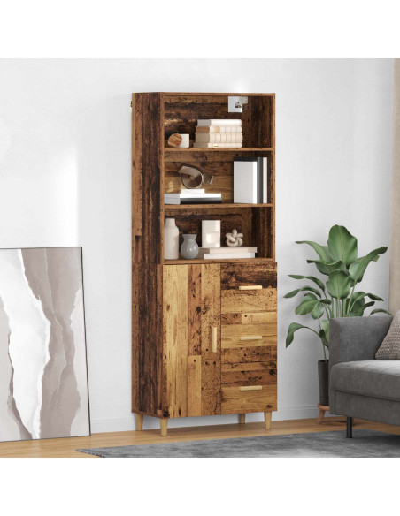 Credenza Legno vecchio 69,5 x 32,5 x 180 cm Legno multistrato