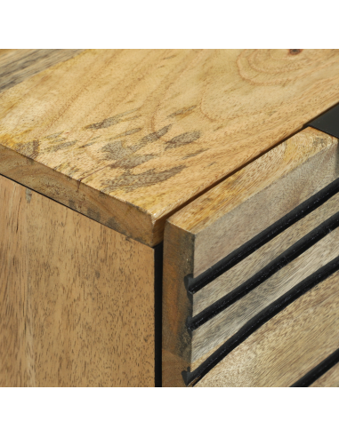 Credenza Marrone 60 x 33.5 x 75 cm Legno massello di mango