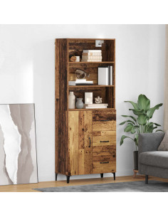 Credenza Legno vecchio 69,5 x 34 x 180 cm Legno multistrato