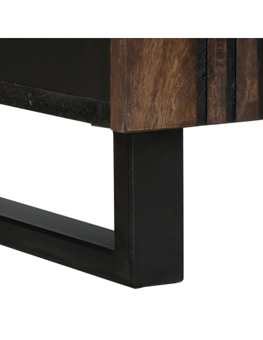 Credenza Noce 60 x 33,5 x 75 cm Legno di mango massello