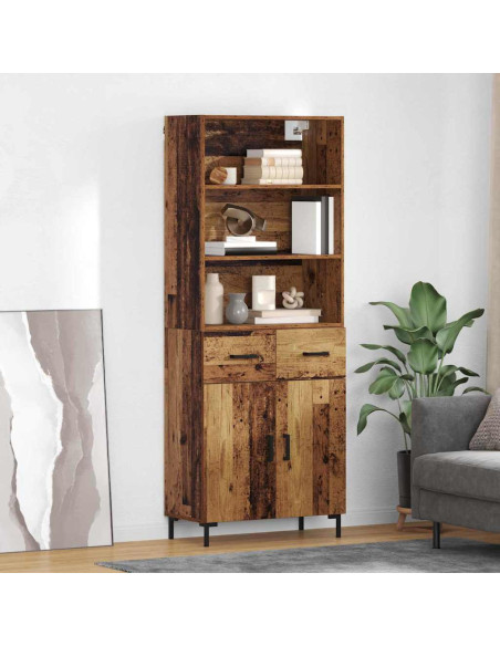 Credenza Legno vecchio 69,5 x 34 x 180 cm Legno multistrato